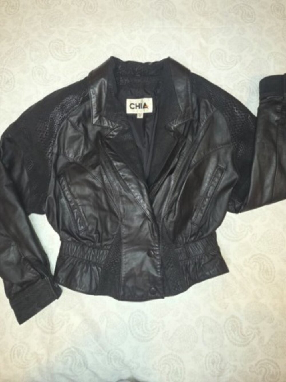 Chia Leather Coat